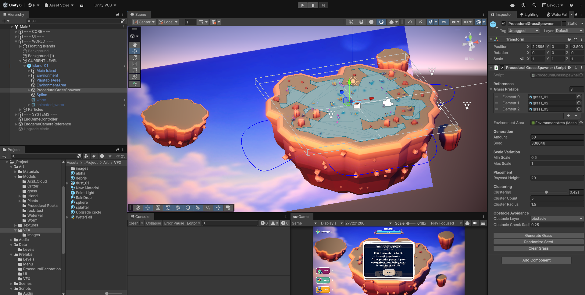 Desarrollo del prototipo en Unity